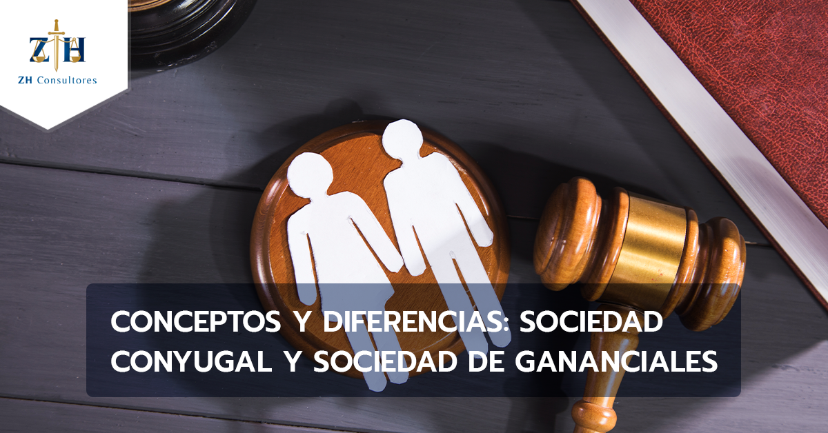 Conceptos y diferencias: sociedad conyugal y sociedad de gananciales